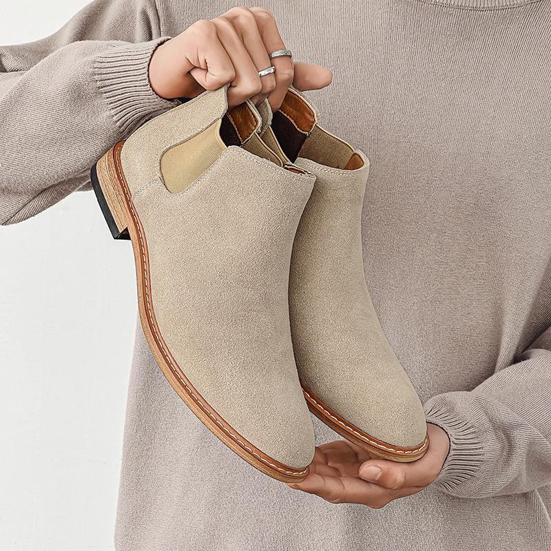 Chelsea boots men s 2025 spring new high-top leather boots trendy British Martin boots solid color casual mid-top short boots 38 чёрный
Chelsea boots men s 2025 spring new high-top leather boots trendy British Martin boots solid color casual mid-top short boots 38 чёрный
