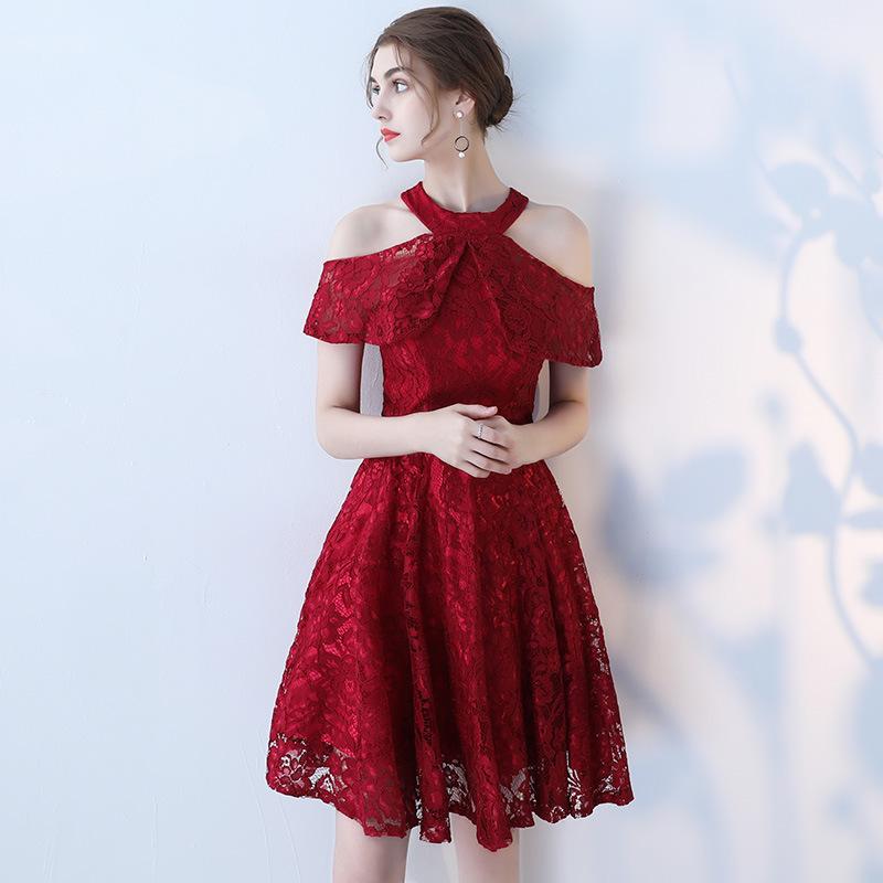 Evening dress Spring new birthday party slim dress Student small dress XXL
Evening dress Spring new birthday party slim dress Student small dress XXL