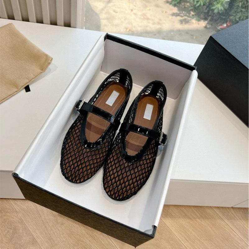 Spring mesh one-word buckle band ballet shoes women s rhinestone flats hollow fishing net Mary Jane single shoes 40
Spring mesh one-word buckle band ballet shoes women s rhinestone flats hollow fishing net Mary Jane single shoes 40