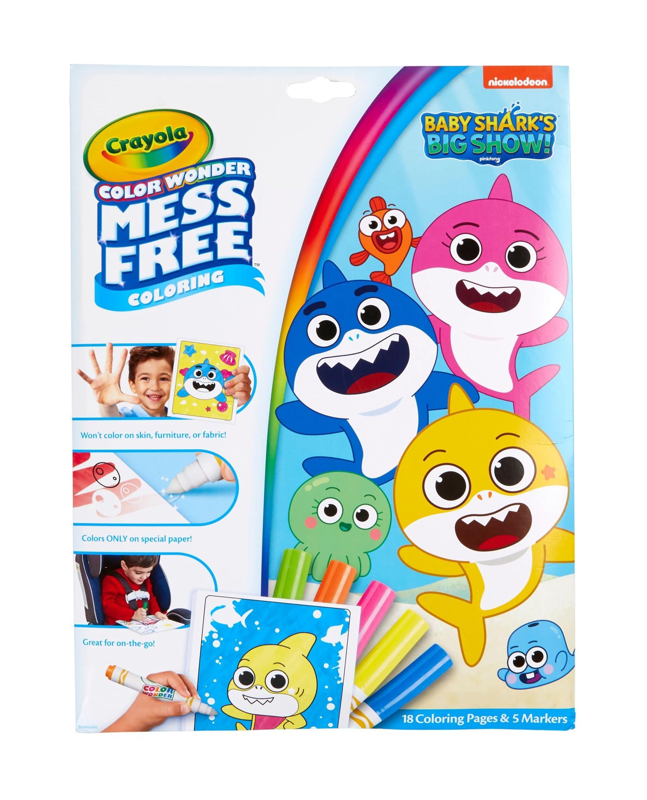 Раскраска Crayola Baby Shark Color Wonder Page отлично подойдет в качестве подарка малышам и простого рождественского подарка.
Раскраска Crayola Baby Shark Color Wonder Page отлично подойдет в качестве подарка малышам и простого рождественского подарка.