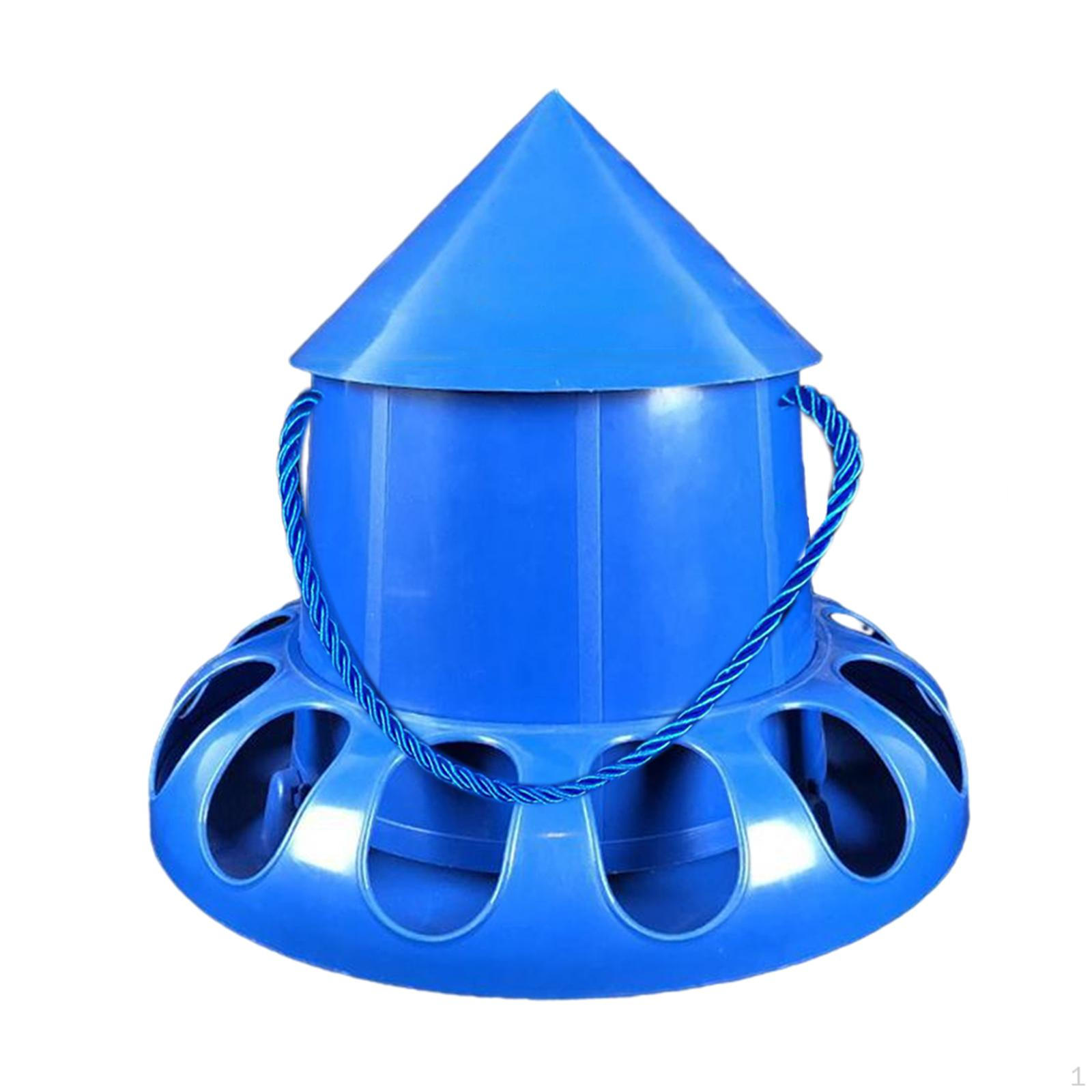 Chicken Feeder Pigeon Farm Backyard Large Capacity Portable Bird Automatic Feeding Bucket for
Chicken Feeder Pigeon Farm Backyard Large Capacity Portable Bird Automatic Feeding Bucket for