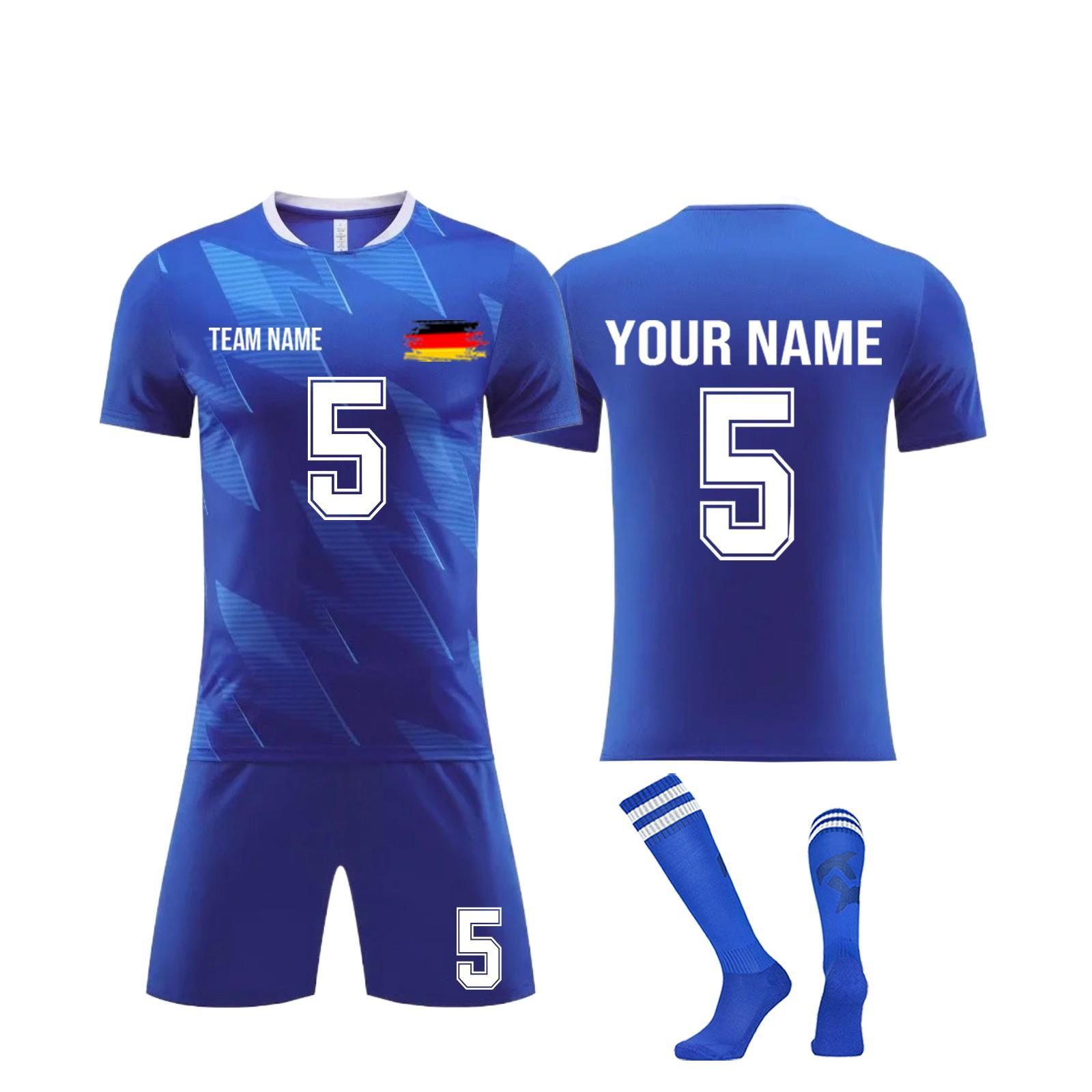 Футбольная форма из трех частей для взрослых и детей своими руками 5XL синий
Футбольная форма из трех частей для взрослых и детей своими руками 5XL синий