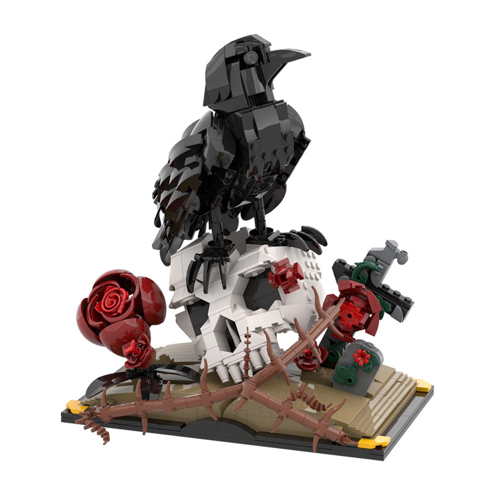 Creative Gothic Style Building Block Model Crow Skull Decorative Sculpture Assembled Display Piece for Collectors and Hobbyists One Size
Creative Gothic Style Building Block Model Crow Skull Decorative Sculpture Assembled Display Piece for Collectors and Hobbyists One Size
