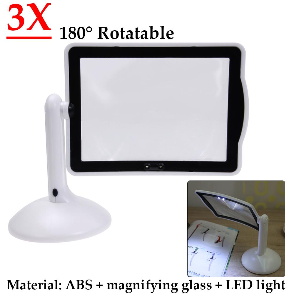 3X 180° Rotatable Reading Magnifier Handsfree Loupe Screen Reading Magnifier Portable Multi-function Convenient for Older Read білий
3X 180° Rotatable Reading Magnifier Handsfree Loupe Screen Reading Magnifier Portable Multi-function Convenient for Older Read білий