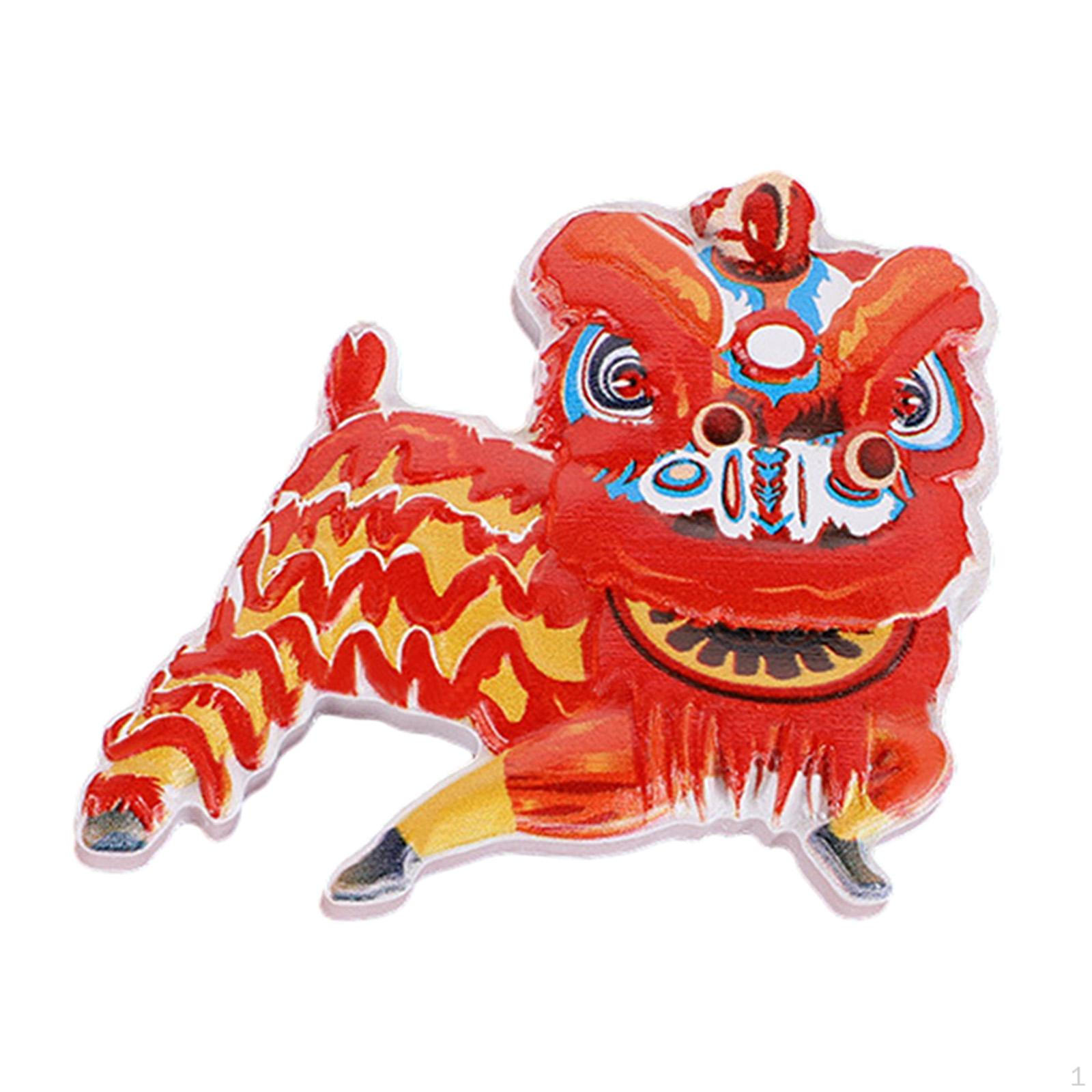 Chinese Lion Dance Figures Refrigerator Magnet Fridge Sticker for Decorating Style C
Chinese Lion Dance Figures Refrigerator Magnet Fridge Sticker for Decorating Style C