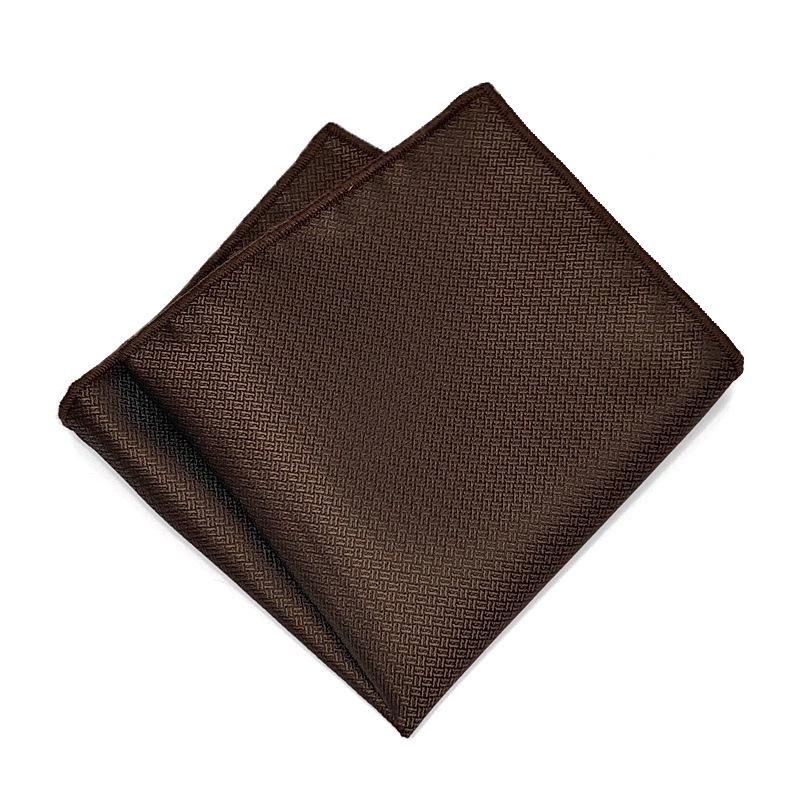 Elegant Solid Color Pocket Square - Subtle Pattern for Gentlemen s Formal, Business, or Wedding Attire темно-коричневого кольору
Elegant Solid Color Pocket Square - Subtle Pattern for Gentlemen s Formal, Business, or Wedding Attire темно-коричневого кольору