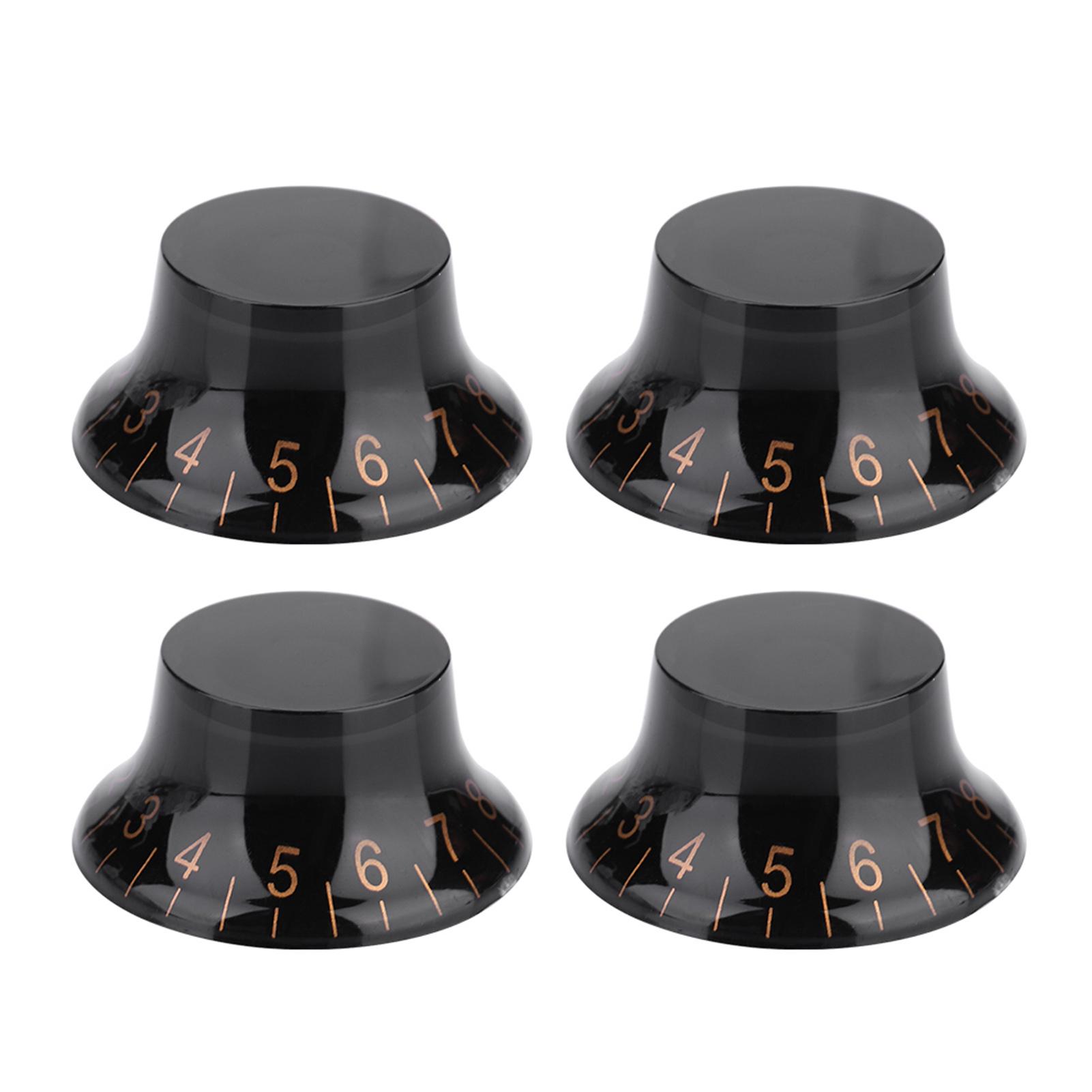 4 PCS Speed Tone Volume Control Knobs for EPI LP Electric Guitar (Black+Gold) 
4 PCS Speed Tone Volume Control Knobs for EPI LP Electric Guitar (Black+Gold)