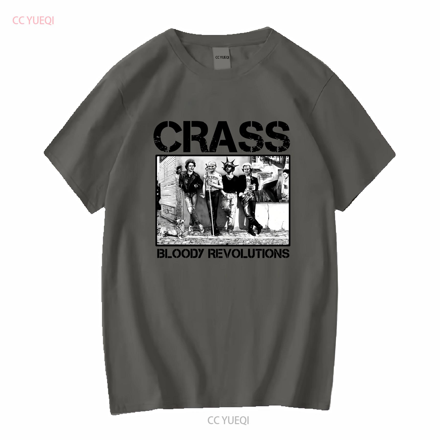 New Vintage Crass Bloody Revolutions Music Punk Rock T Shirt P1160 vintage Washed designer clothes Stretched Comfortable Unisex 4XL
New Vintage Crass Bloody Revolutions Music Punk Rock T Shirt P1160 vintage Washed designer clothes Stretched Comfortable Unisex 4XL