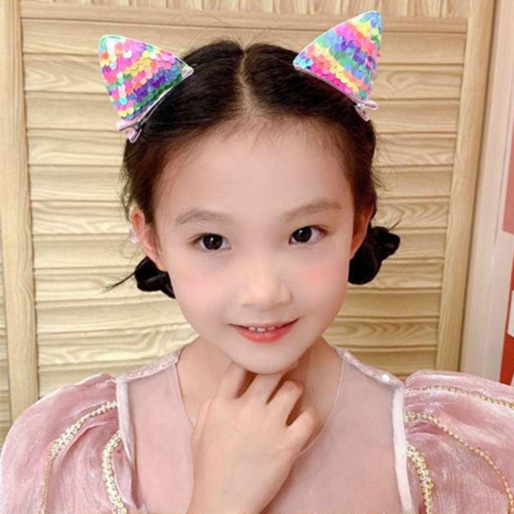 Sequin Headdress Cute Headwear Korean Style Hairpin Kids Girl Hair Clip Barrettes Hair Accessory
Sequin Headdress Cute Headwear Korean Style Hairpin Kids Girl Hair Clip Barrettes Hair Accessory