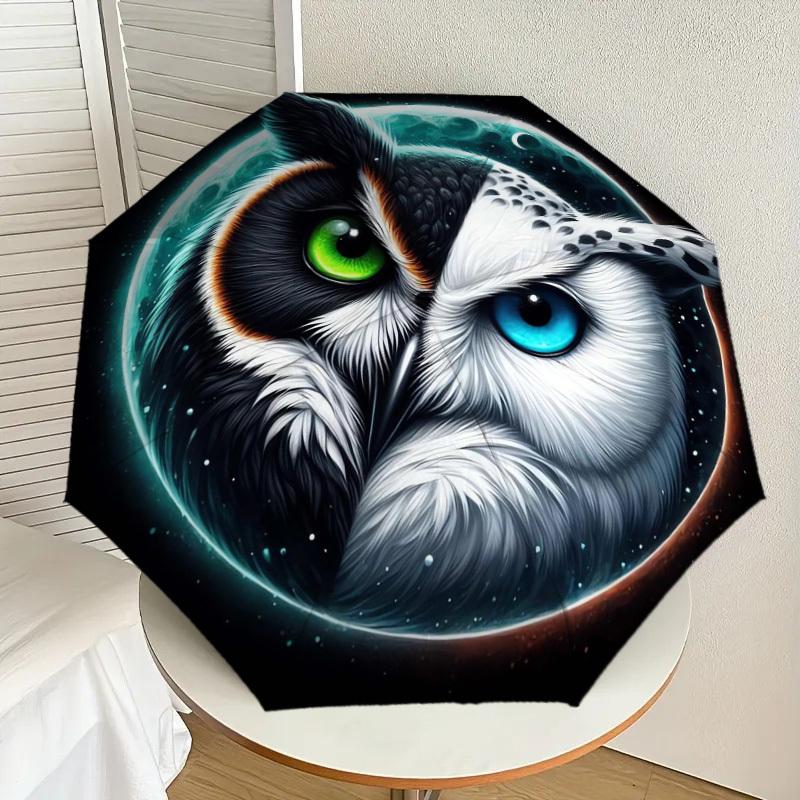 1pc Moonlit Yin-Yang Owl Umbrella with Plastic Handle,Suitable for All Seasons Home Travel Outdoor UmbrellaDD1747
1pc Moonlit Yin-Yang Owl Umbrella with Plastic Handle,Suitable for All Seasons Home Travel Outdoor UmbrellaDD1747