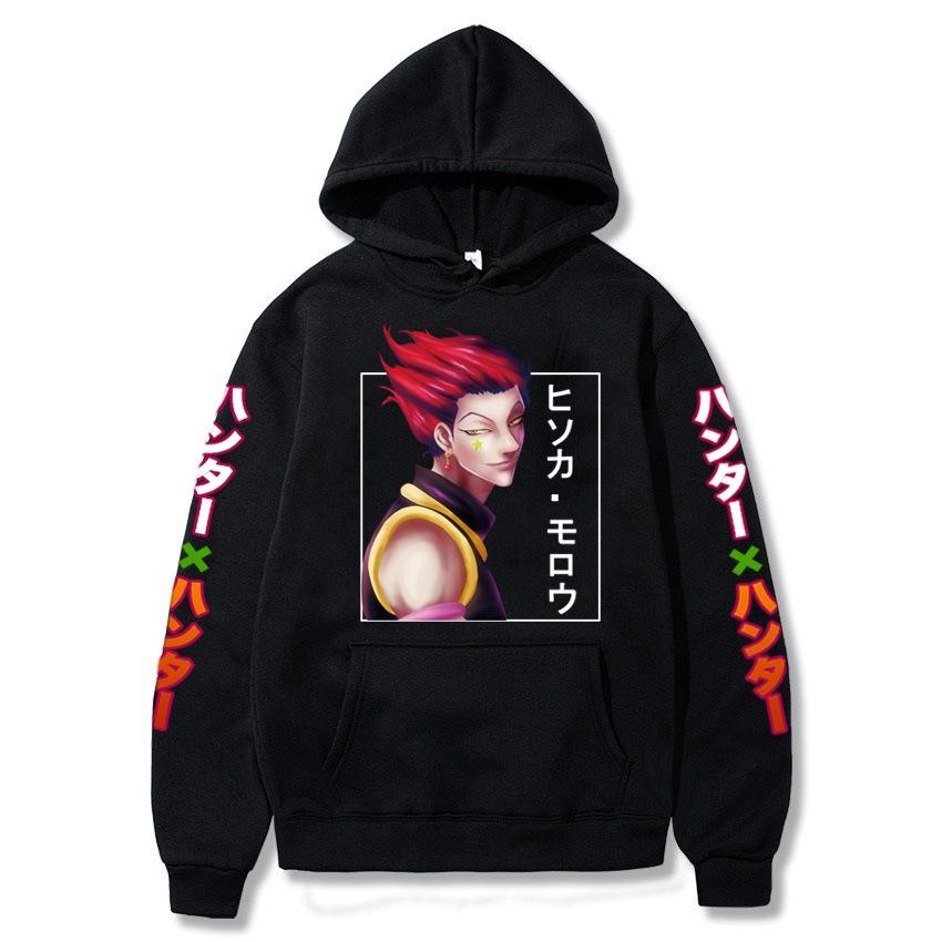 Японское аниме Hunter X Hunter Hisoka Morow Толстовка с принтом Манга Пуловер Топ Свободная толстовка с длинными рукавами Мужская модная уличная одежда
Японское аниме Hunter X Hunter Hisoka Morow Толстовка с принтом Манга Пуловер Топ Свободная толстовка с длинными рукавами Мужская модная уличная одежда