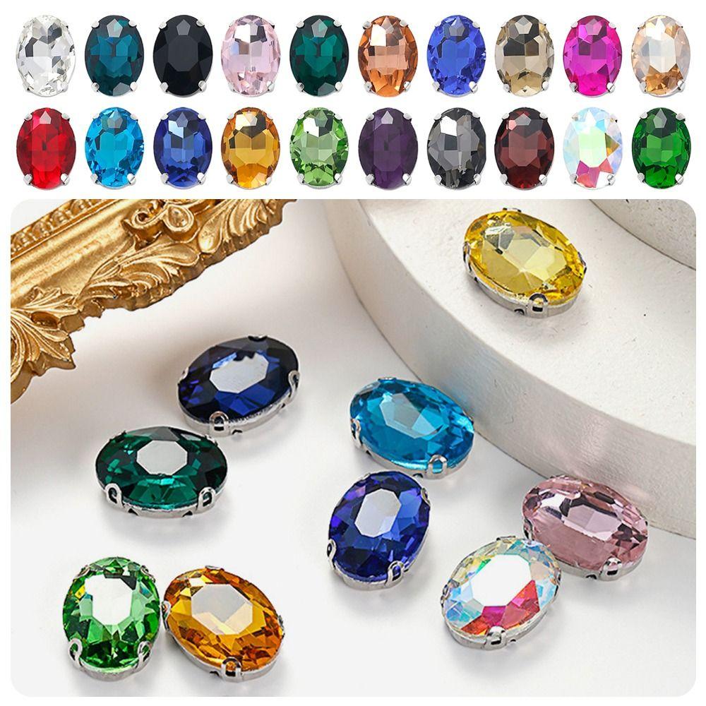 50Pcs/Pack With Silver Claw Glitter Sewing Rhinestones Sew On Diamond Beads Ornament For Needlework 50Pcs Color 17
50Pcs/Pack With Silver Claw Glitter Sewing Rhinestones Sew On Diamond Beads Ornament For Needlework 50Pcs Color 17