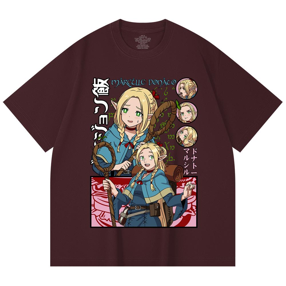 230 Gsm 100% Cotton Delicious in Dungeon V3 Marcille Print Unisex Heavy Cotton T Shirt 2XL вина червоного кольору
230 Gsm 100% Cotton Delicious in Dungeon V3 Marcille Print Unisex Heavy Cotton T Shirt 2XL вина червоного кольору