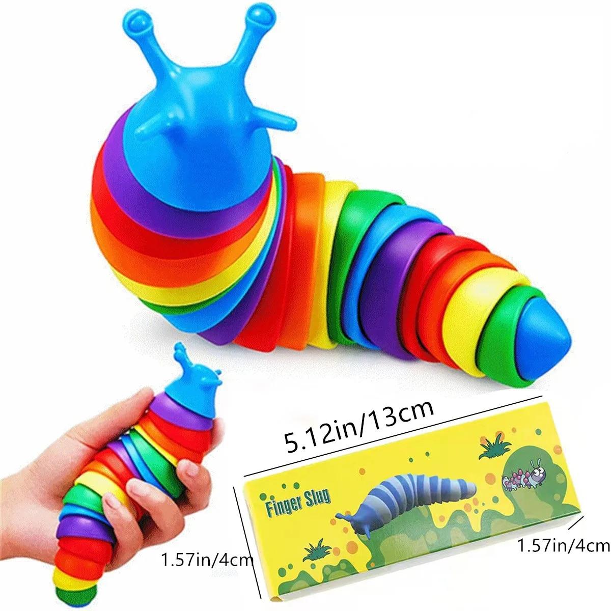 1pc Fidget Slug Toy,Sensory Toy For Kids And Adults,Exercise Wrist Strength And Stress Relief, Great Gift For Kids(Random Color)
1pc Fidget Slug Toy,Sensory Toy For Kids And Adults,Exercise Wrist Strength And Stress Relief, Great Gift For Kids(Random Color)