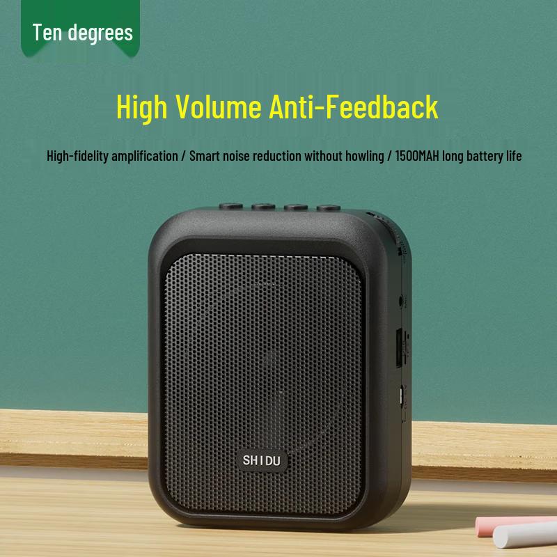 Shidu M100 Portable Voice Amplifier CN plug (adapter included)
Shidu M100 Portable Voice Amplifier CN plug (adapter included)