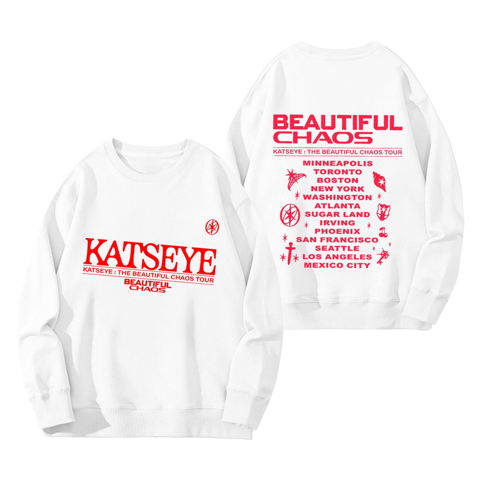 Жіночий модний пуловер з довгим рукавом, принтом та круглим вирізом XL білий
Жіночий модний пуловер з довгим рукавом, принтом та круглим вирізом XL білий