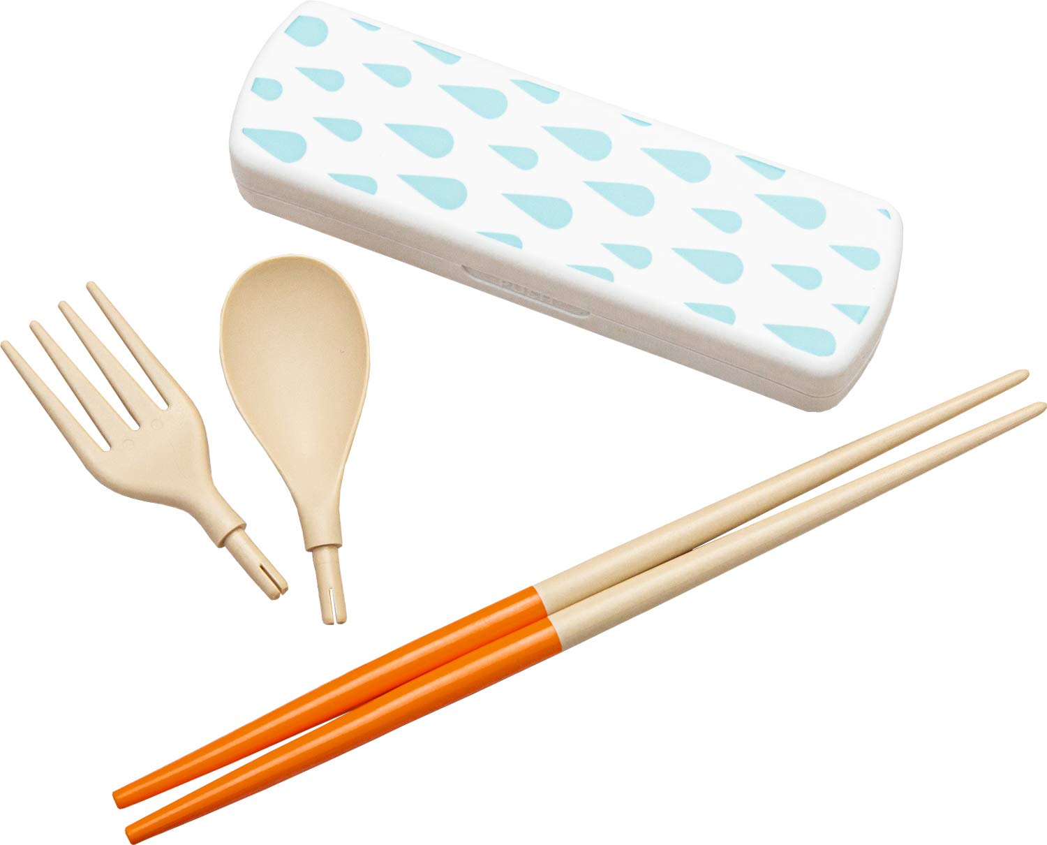 Новый путь Япония Набор столовых приборов с палочками для еды, сменными и идеально подходящими для Сделано в Выбросить мой набор столовых приборов, Палочки для еды, Ложка, Вилка, Ланч-боксы, Портативный,