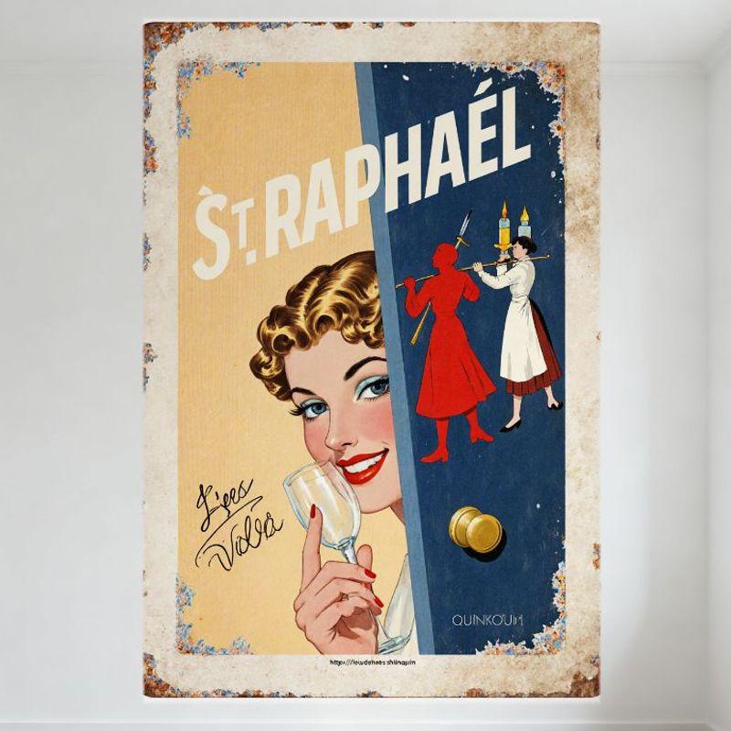 DORA Tin Sign Vintage St Raphal Wine Champagne Advert Tin Sign Retro French Style Metal Poster with Distressed Design for Bar Pub Home Cafe 20x30cm(7.8x11.8inch)
DORA Tin Sign Vintage St Raphal Wine Champagne Advert Tin Sign Retro French Style Metal Poster with Distressed Design for Bar Pub Home Cafe 20x30cm(7.8x11.8inch)