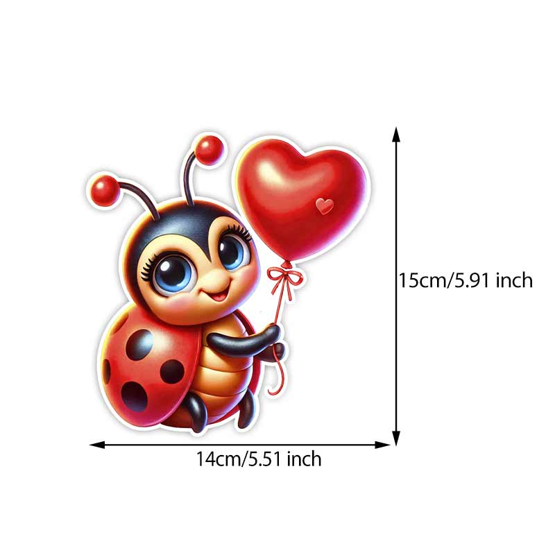 Cute Ladybug Car Sticker Waterproof Vinyl Decal on Bumper Rear Window Laptop Self-adhesive Decal For Car Accessories TM231 A-15cm Longest Side
Cute Ladybug Car Sticker Waterproof Vinyl Decal on Bumper Rear Window Laptop Self-adhesive Decal For Car Accessories TM231 A-15cm Longest Side