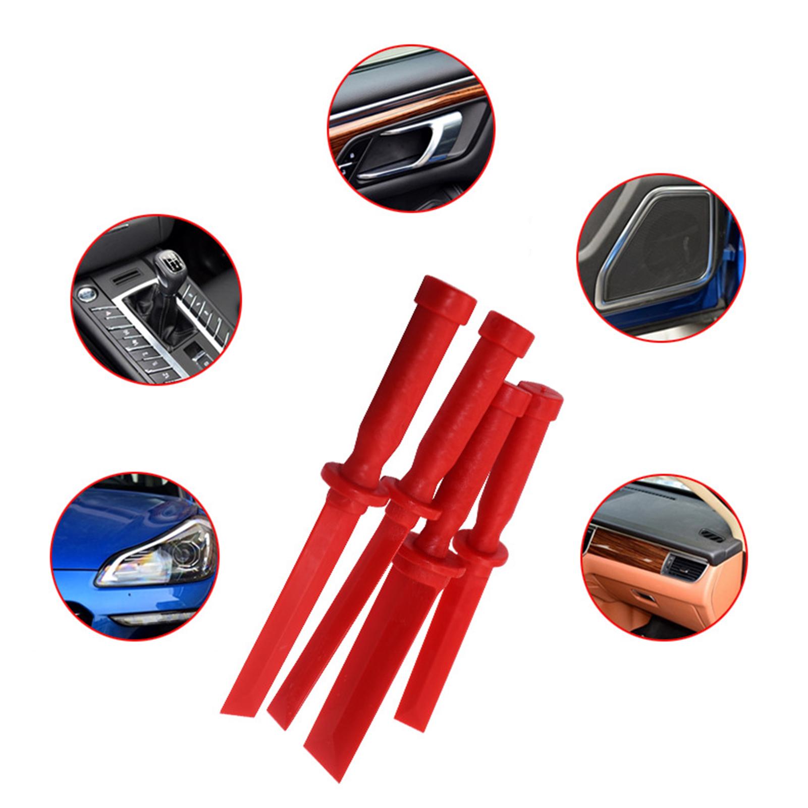Auto Trim Removal Tool Set 4 PCS Car Door Panel Removal Tool Steel Ring Dynamic Balance Nylon Blade Car Interior Accessories
Auto Trim Removal Tool Set 4 PCS Car Door Panel Removal Tool Steel Ring Dynamic Balance Nylon Blade Car Interior Accessories