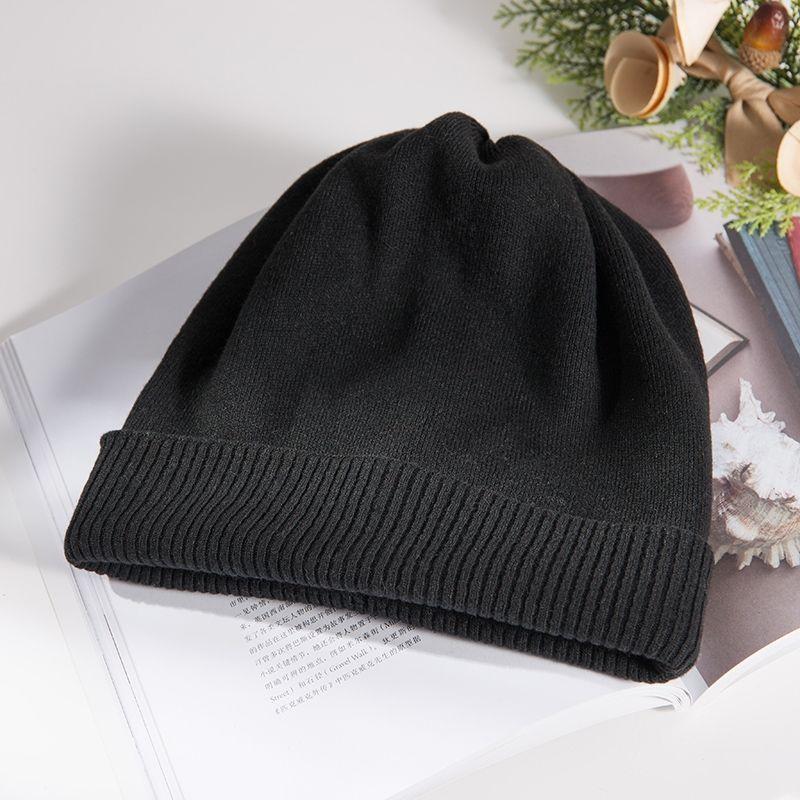 Шапка Женская Зимняя Теплая Защита Ушей Вязаная Шапка Модная Универсальная Шерстяная Шапка Осень и Зима Мода Женская Шапка Бини Шерстяная Шапка one size