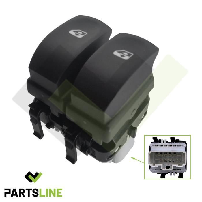 Interrupteur Bouton de Lève Vitre Électrique Avant Gauche Côté Conducteur сумісний з CLIO III MODUS TWINGO II - 8200214939
Interrupteur Bouton de Lève Vitre Électrique Avant Gauche Côté Conducteur сумісний з CLIO III MODUS TWINGO II - 8200214939