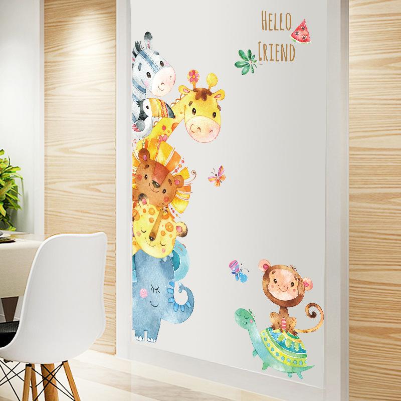 XL8360 watercolor small animal wall sticker third generation removable wall sticker PVC transparent film default
XL8360 watercolor small animal wall sticker third generation removable wall sticker PVC transparent film default