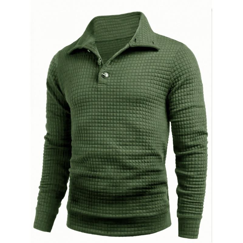 Men s Autumn/Winter Lapel Hoodie - Casual Long Sleeve Waffle Top with Big Buttons for Outdoor Sports and Fashion. S армія зелений колір
Men s Autumn/Winter Lapel Hoodie - Casual Long Sleeve Waffle Top with Big Buttons for Outdoor Sports and Fashion. S армія зелений колір