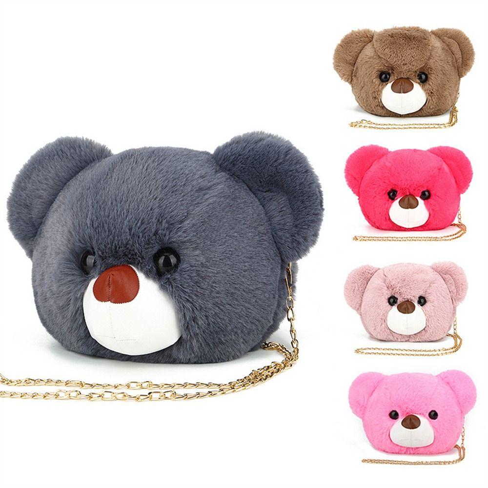 Plush Toy Plush Shoulder Bag Stuffed Animals Plush Bears Bag Fluffy Bag Bear Head Bag Women Girls Brown
Plush Toy Plush Shoulder Bag Stuffed Animals Plush Bears Bag Fluffy Bag Bear Head Bag Women Girls Brown