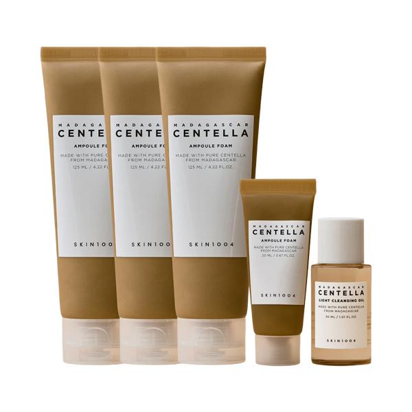 SKIN1004 Madagascar Centella Ampoule Foam Triple Set Gentle Cleanser (125mL x3 + Foam 20mL + Cleansing Oil 30mL)
SKIN1004 Madagascar Centella Ampoule Foam Triple Set Gentle Cleanser (125mL x3 + Foam 20mL + Cleansing Oil 30mL)