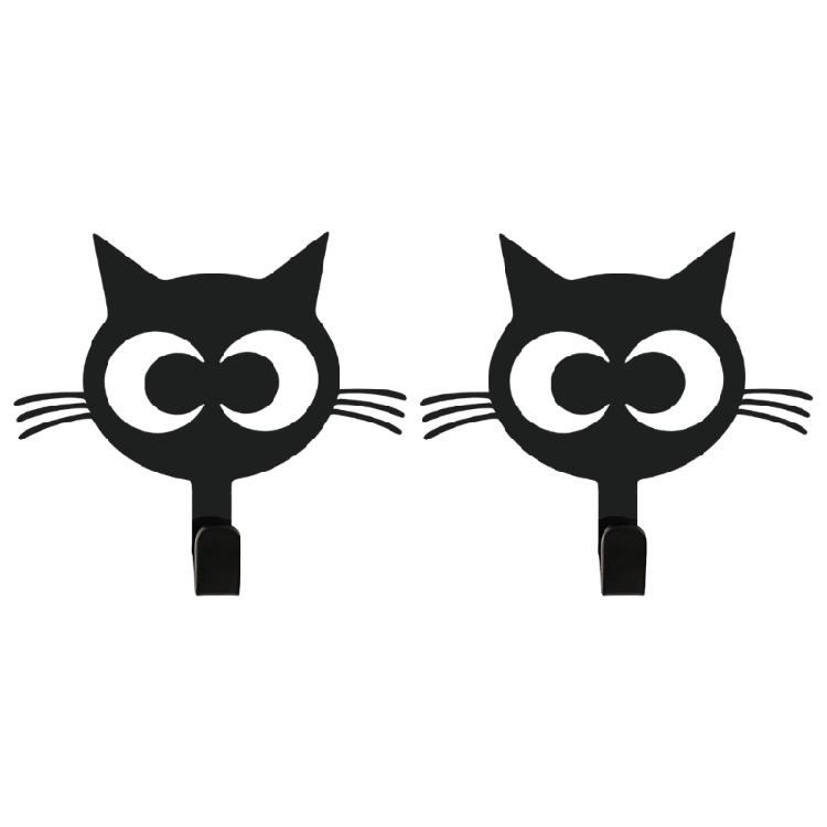 Set Of 2 Playful Cats Wall Hooks Easy To Installation Metal Construction Hanger for Coats Bags And Daily Essential чорний
Set Of 2 Playful Cats Wall Hooks Easy To Installation Metal Construction Hanger for Coats Bags And Daily Essential чорний