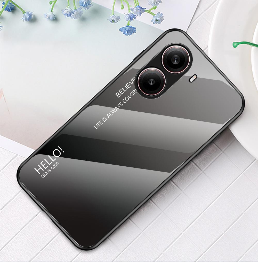 For Xiaomi Redmi Turbo 4 5G Case Anti-Scratch Tempered Glass+PC+TPU Phone Cover Gradient Red Black
For Xiaomi Redmi Turbo 4 5G Case Anti-Scratch Tempered Glass+PC+TPU Phone Cover Gradient Red Black
