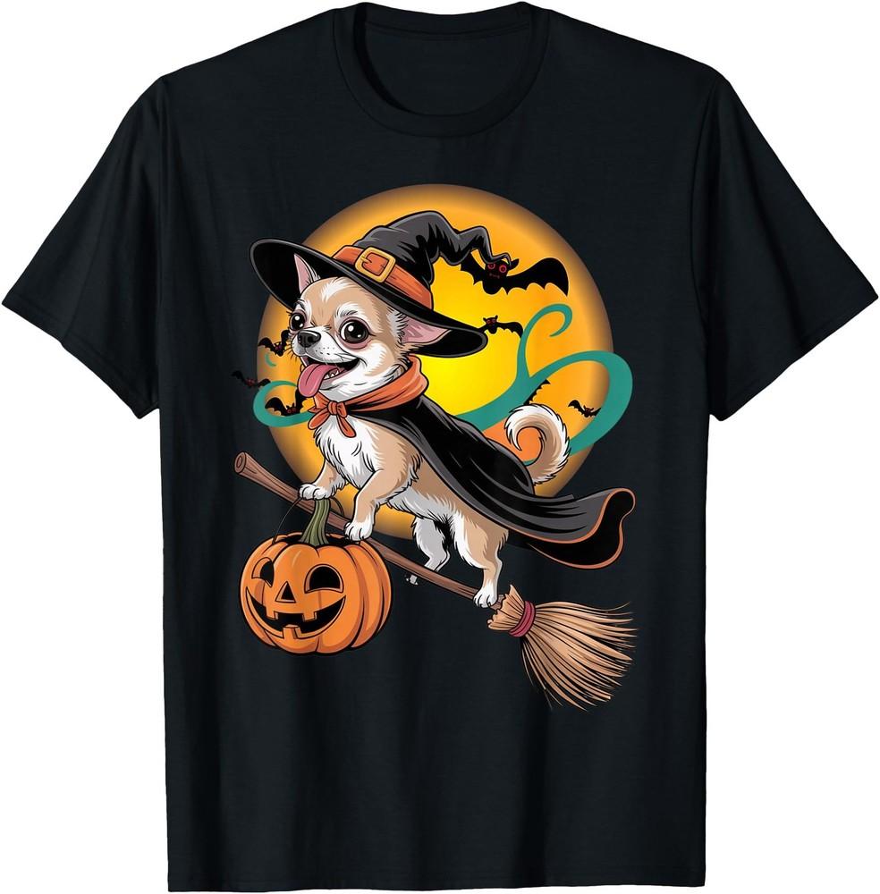 Смешная Чихуахуа Собака Ведьма На Метле Тыква Хэллоуин Футболка S
Смешная Чихуахуа Собака Ведьма На Метле Тыква Хэллоуин Футболка S