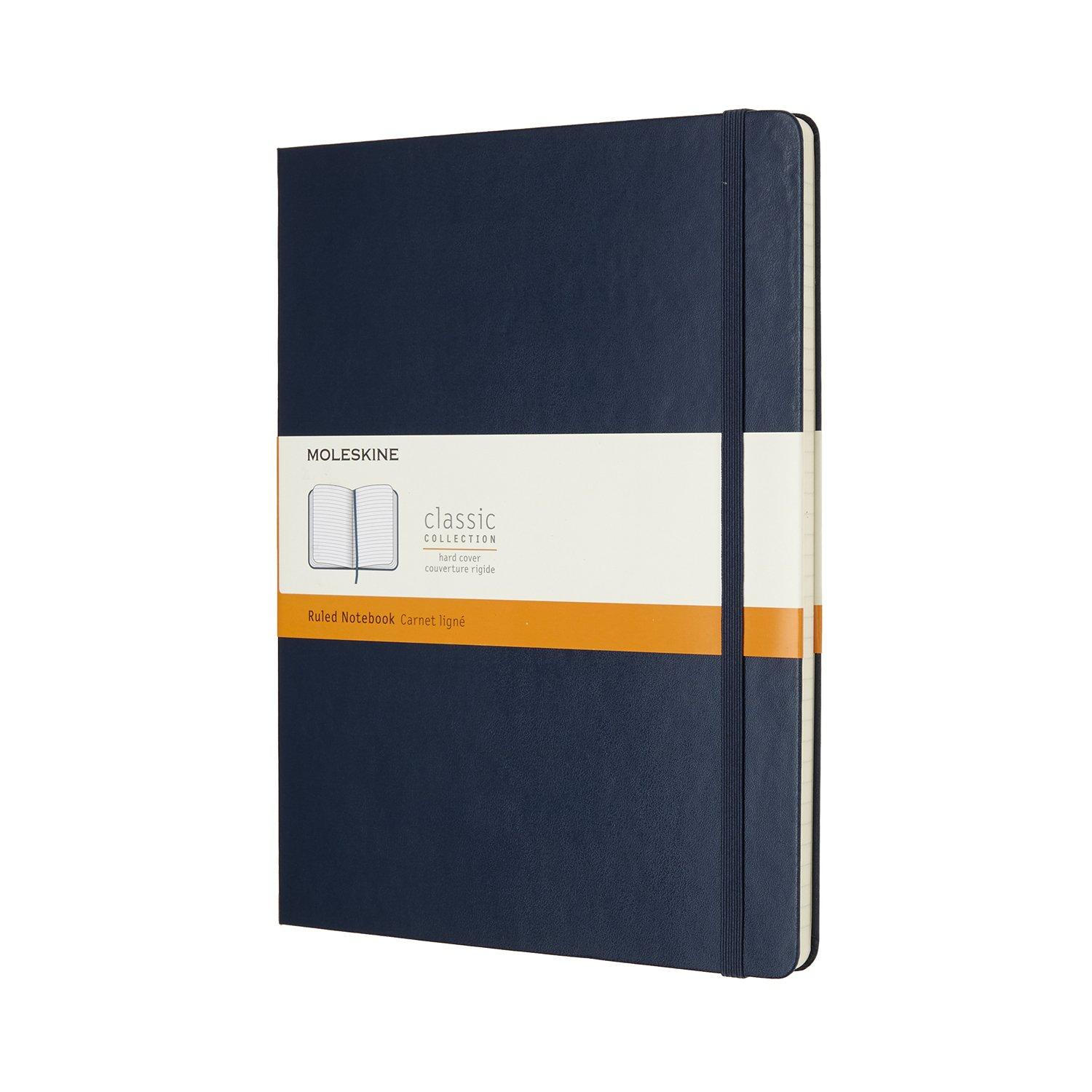 Блокнот Moleskine Note Classic в твердом переплете, горизонтальная линейка, размер XL, высота 19 см, сапфирово-синий QP090B20 (Ширина 25 см)
Блокнот Moleskine Note Classic в твердом переплете, горизонтальная линейка, размер XL, высота 19 см, сапфирово-синий QP090B20 (Ширина 25 см)