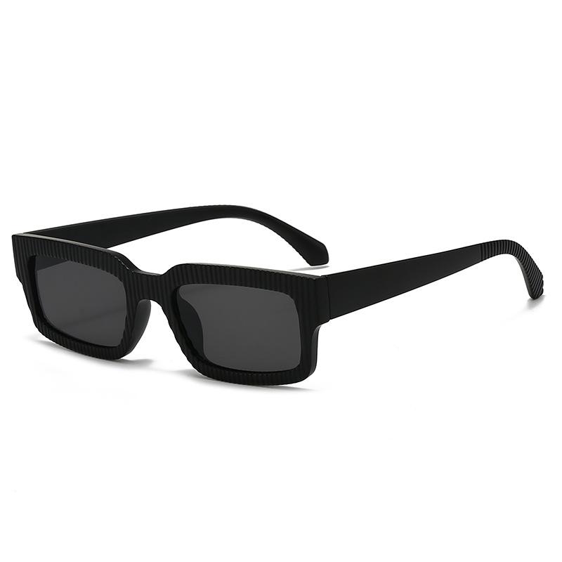 Men Women Sunglasses Designer Fashion Vintage Striped Style Sun Glasses Small Frame Rectangle Outdoor Travel Eyewear UV400 As picture матовий чорний колір
Men Women Sunglasses Designer Fashion Vintage Striped Style Sun Glasses Small Frame Rectangle Outdoor Travel Eyewear UV400 As picture матовий чорний колір