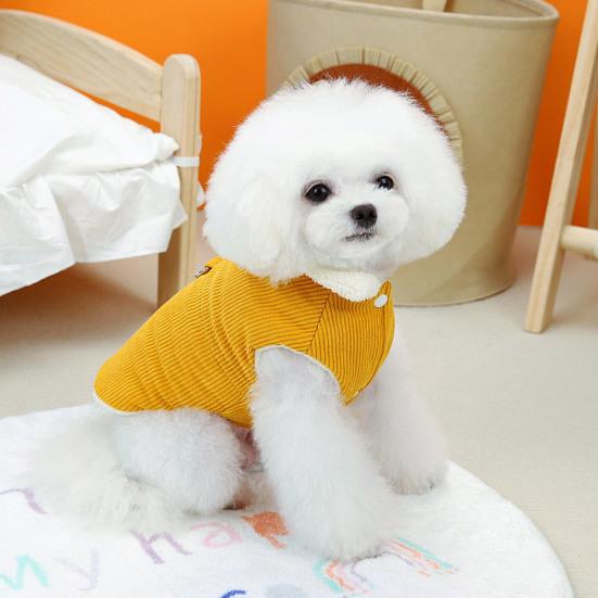 Yousheng Pet Cotton Coat Удобная вельветовая куртка для домашних животных с застежкой на пуговицы и кольцом для фиксации, одежда для собак и кошек, товары для животных S синий
Yousheng Pet Cotton Coat Удобная вельветовая куртка для домашних животных с застежкой на пуговицы и кольцом для фиксации, одежда для собак и кошек, товары для животных S синий