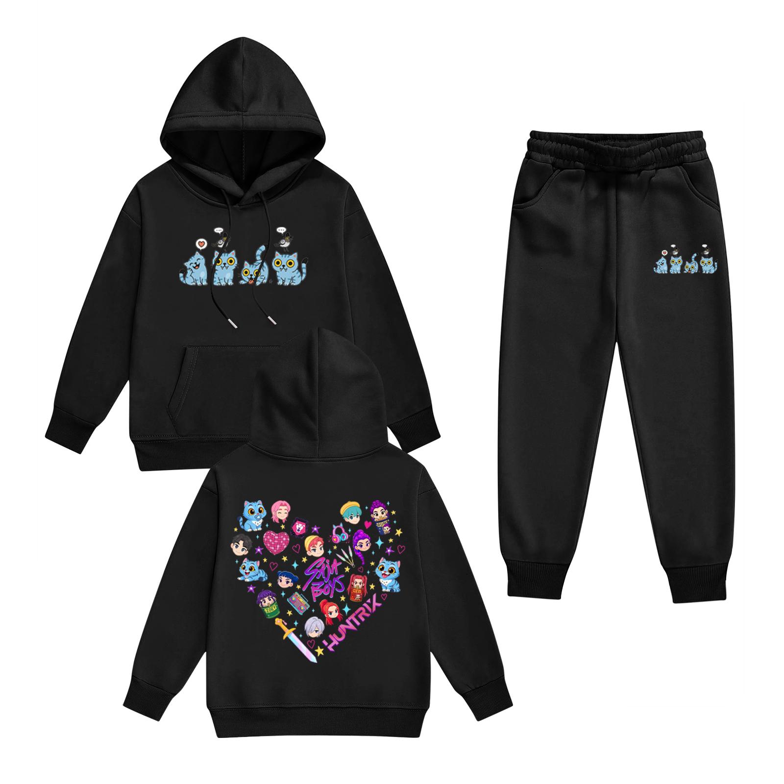 Kids Long Sleeve Loose Pullover Letter Print Drawstring Hooded Sweatshirt Set 110
Kids Long Sleeve Loose Pullover Letter Print Drawstring Hooded Sweatshirt Set 110