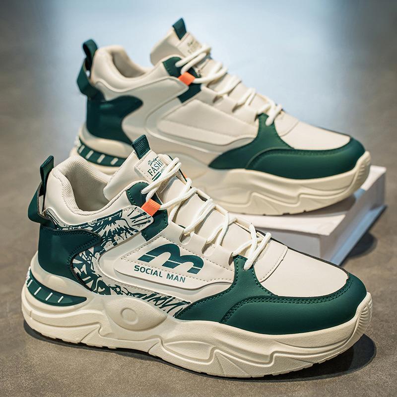 Autumn men s shoes new breathable high-top little white shoes men s sports shoes trendy versatile platform casual dad trendy shoes 44
Autumn men s shoes new breathable high-top little white shoes men s sports shoes trendy versatile platform casual dad trendy shoes 44