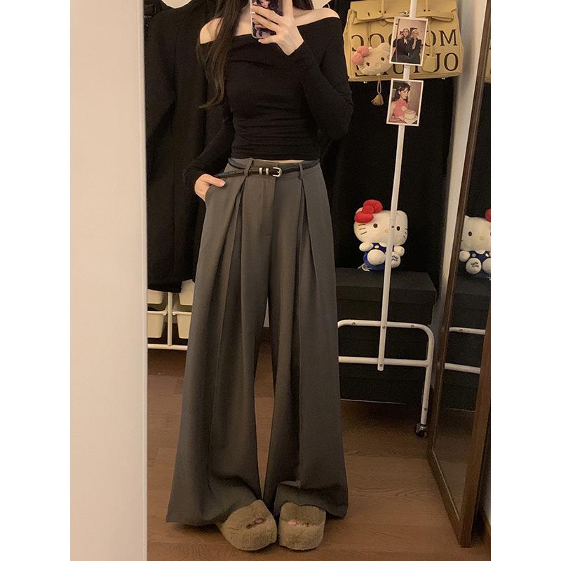 Women s High-Waist Black Wide-Leg Suit Pants - Spring, Casual, Floor-Length 3XL сірий колір
Women s High-Waist Black Wide-Leg Suit Pants - Spring, Casual, Floor-Length 3XL сірий колір