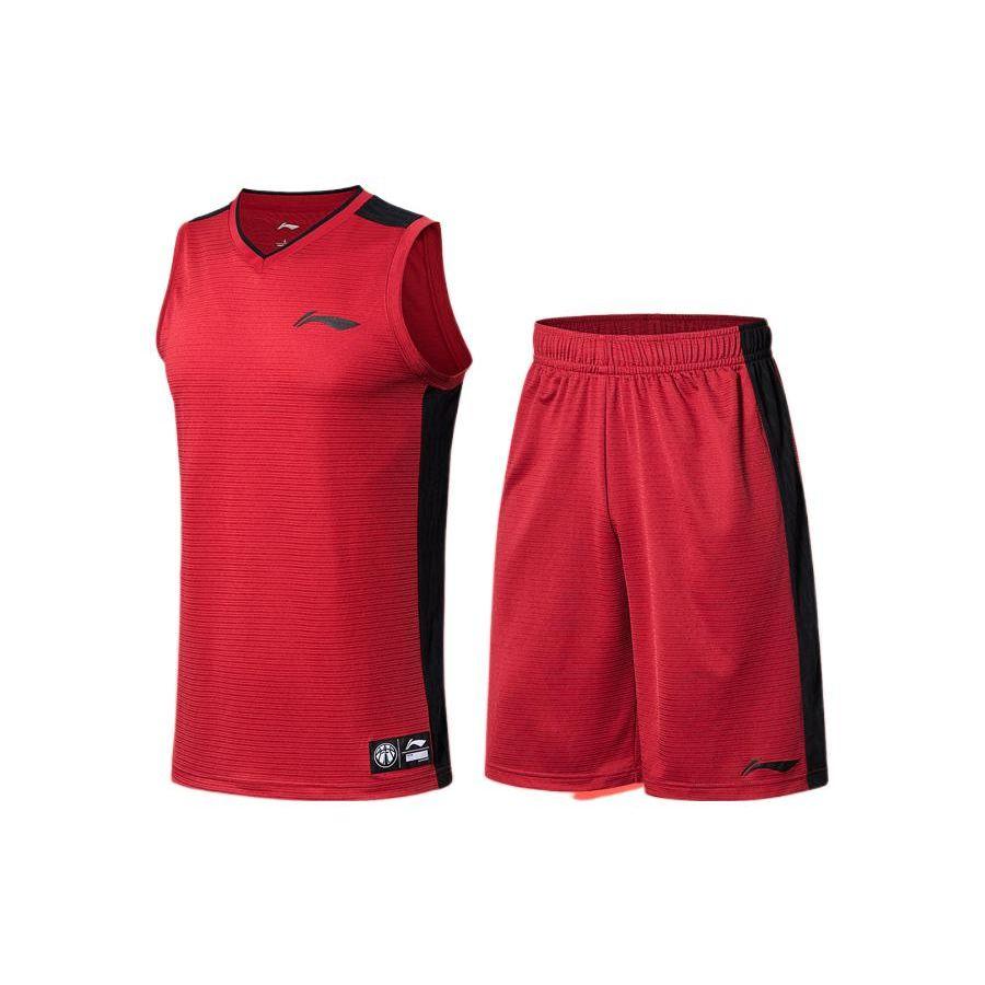 Li-Ning Sports Basketball Series Striped Casual Logo Printed Basketball Set Men sportswear AATN005-6 XL
Li-Ning Sports Basketball Series Striped Casual Logo Printed Basketball Set Men sportswear AATN005-6 XL