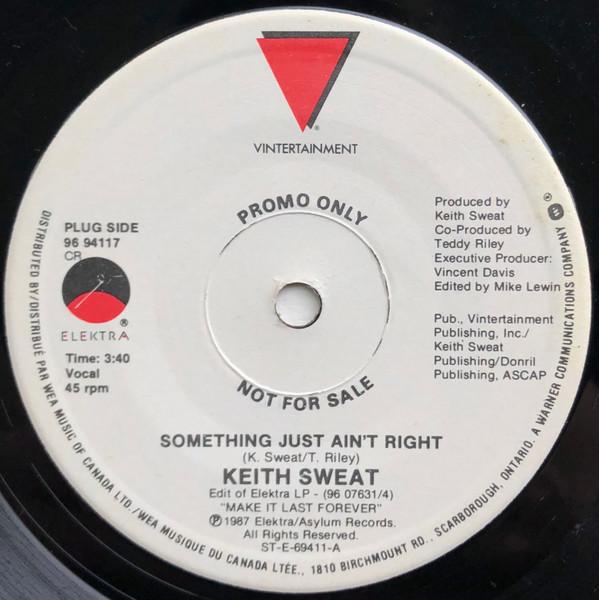 7inch Record KEITH SWEAT - Something Just Ain t Right 9694117 Elektra, Vinter 1987 Canada Rap & Hip-Hop/R&B Used
7inch Record KEITH SWEAT - Something Just Ain t Right 9694117 Elektra, Vinter 1987 Canada Rap & Hip-Hop/R&B Used