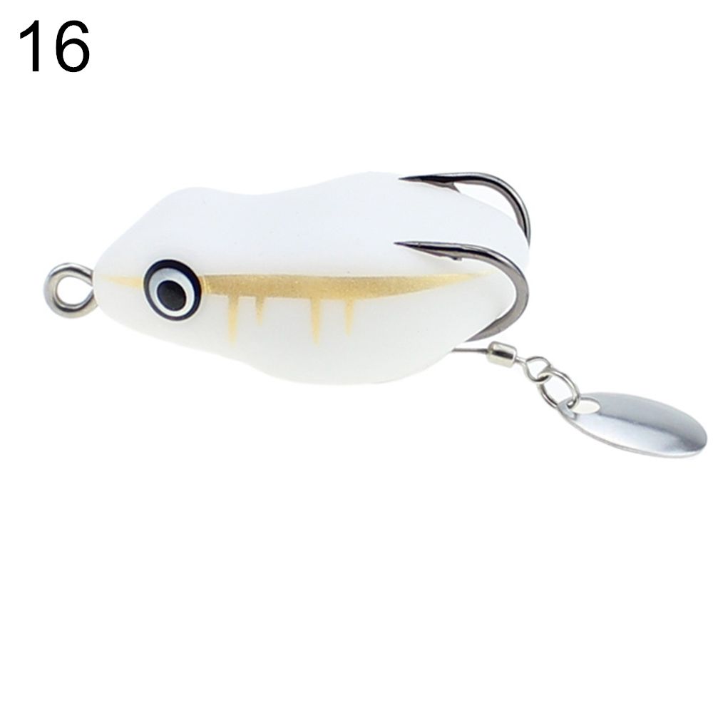 Colorful Fishing Lures Thunder Frog Swimbaits Frog Lure Soft Bass Lures Topwater Lifelike Fishing Tackle Double Hooks
Colorful Fishing Lures Thunder Frog Swimbaits Frog Lure Soft Bass Lures Topwater Lifelike Fishing Tackle Double Hooks