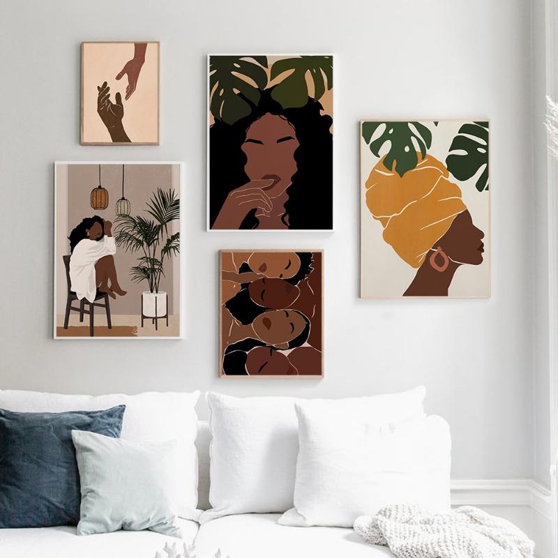 Africa Boho Queen Black Woman Hand Nordic Poster Print Abstract Canvas Wall Art for Living Room Decorative Wall Pictures 21cm×30cm NoFrame
Africa Boho Queen Black Woman Hand Nordic Poster Print Abstract Canvas Wall Art for Living Room Decorative Wall Pictures 21cm×30cm NoFrame