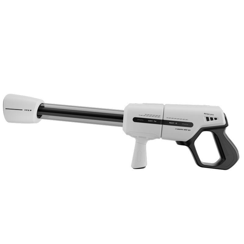 15-луночный водяной пистолет на шнурке: Игрушка для пляжа и лета большой вместимости и с большим радиусом действия для детей чёрный