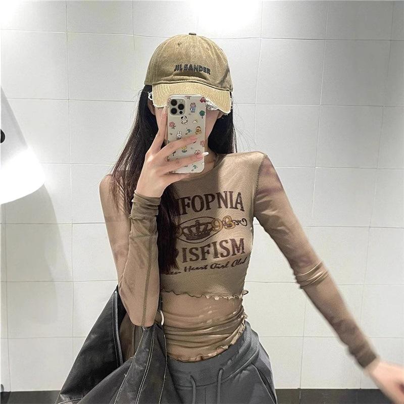 Ariseism American Retro Hot Girl Mesh Long Sleeve Women s Slim T-shirt for Spring & Autumn M
Ariseism American Retro Hot Girl Mesh Long Sleeve Women s Slim T-shirt for Spring & Autumn M