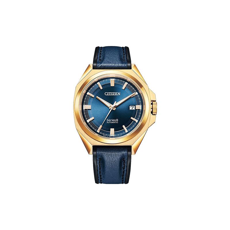 CITIZEN High anti-magnetic sports and leisure mechanical movement cowhide strap men s watch blue dial NB6012-18L синій
CITIZEN High anti-magnetic sports and leisure mechanical movement cowhide strap men s watch blue dial NB6012-18L синій