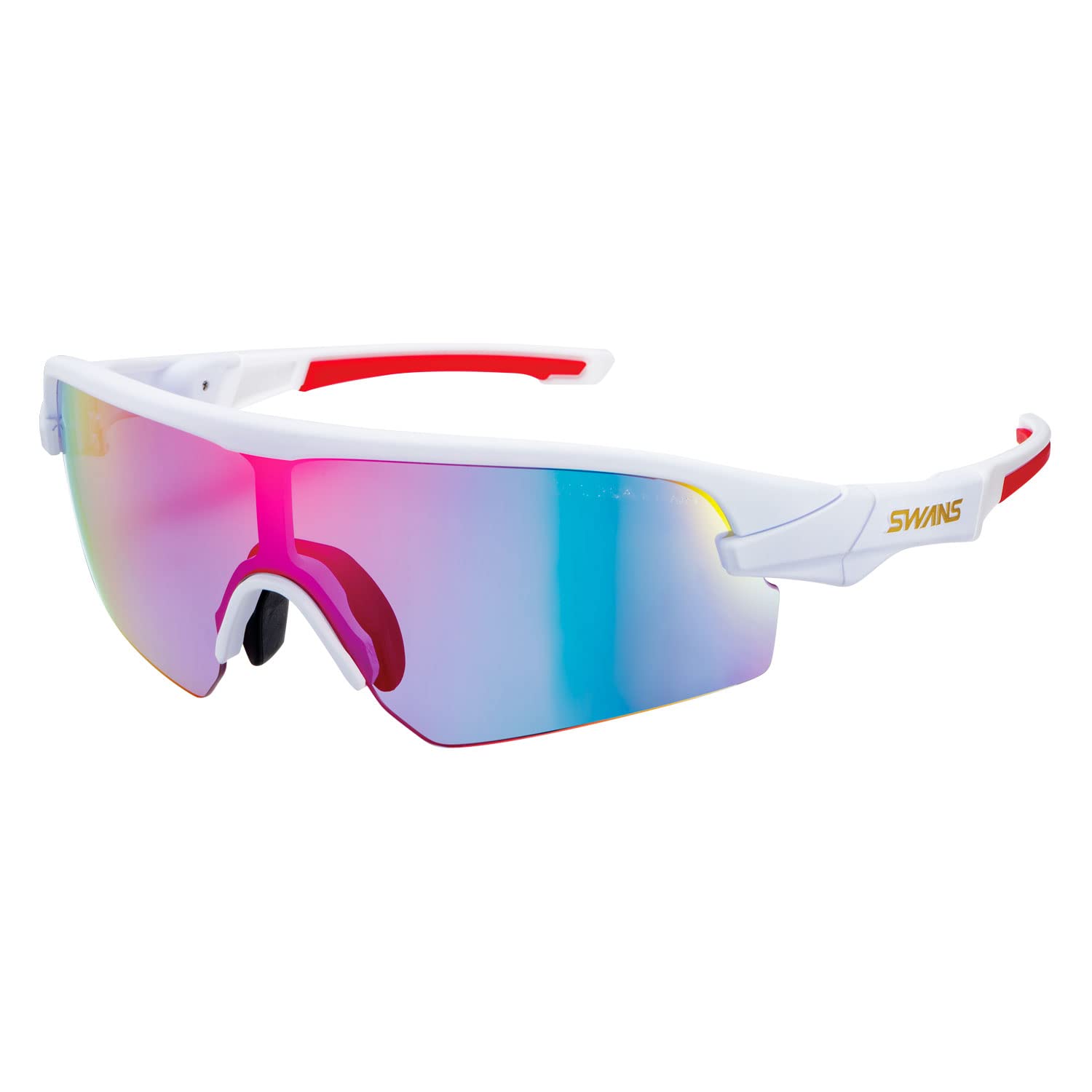 SWANS Sports Sunglasses STRIX STX MAW Made in Japan Mirror Lens Matte Shadow Mirror x ULTRA Neptune Purple on the D.A. DA-3516 White/Red
SWANS Sports Sunglasses STRIX STX MAW Made in Japan Mirror Lens Matte Shadow Mirror x ULTRA Neptune Purple on the D.A. DA-3516 White/Red