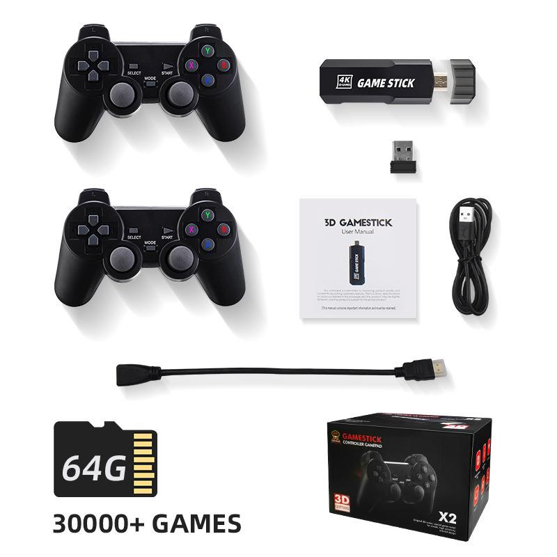 Game Stick Вбудований 40000 ігор 128 ГБ/64 ГБ/32 ГБ 2.4G Бездротовий контролер HD Retro Video Game Console 4k HD Video Game Console Gamepad 64G
Game Stick Вбудований 40000 ігор 128 ГБ/64 ГБ/32 ГБ 2.4G Бездротовий контролер HD Retro Video Game Console 4k HD Video Game Console Gamepad 64G