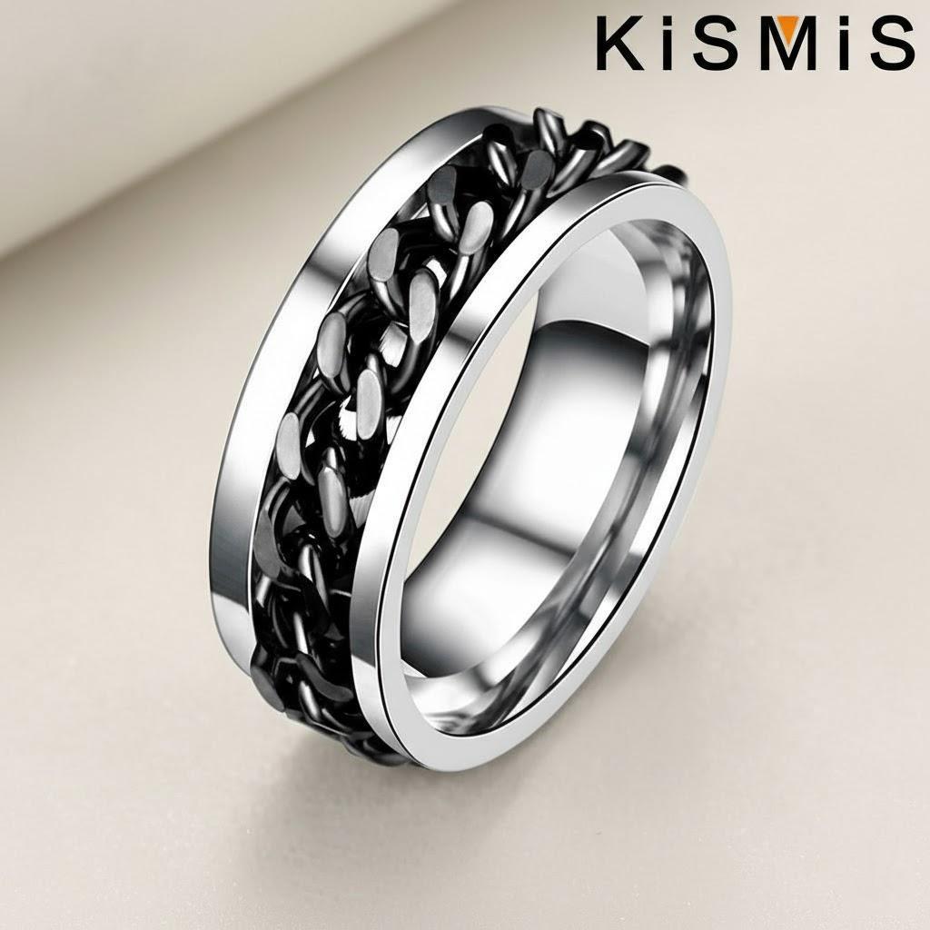 Stainless Steel Titanium Rotatable Chain Ring 8MM Unisex Fashion Jewelry Size 7 11 Accessory
Stainless Steel Titanium Rotatable Chain Ring 8MM Unisex Fashion Jewelry Size 7 11 Accessory