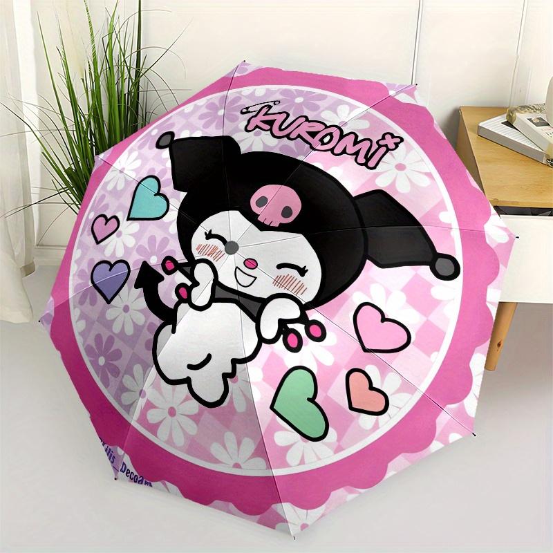 Kuromi, Jester Automatic Opening and Closing Parasol Compact Travel Umbrella with 8 Ribs for Women and Men Ideal Birthday/Christmas Gift, Ou
Kuromi, Jester Automatic Opening and Closing Parasol Compact Travel Umbrella with 8 Ribs for Women and Men Ideal Birthday/Christmas Gift, Ou